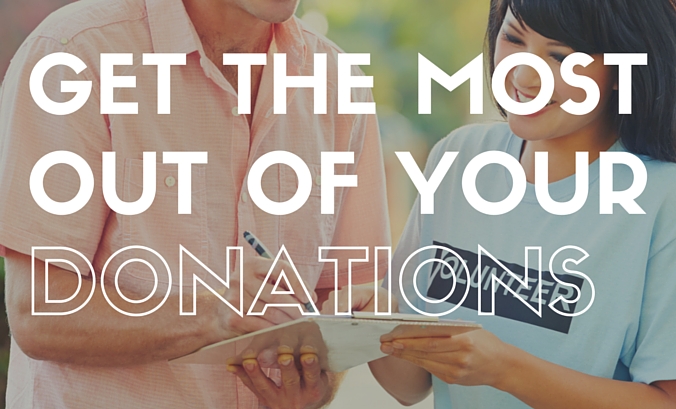 Get the Most Out of Your Charitable Donations