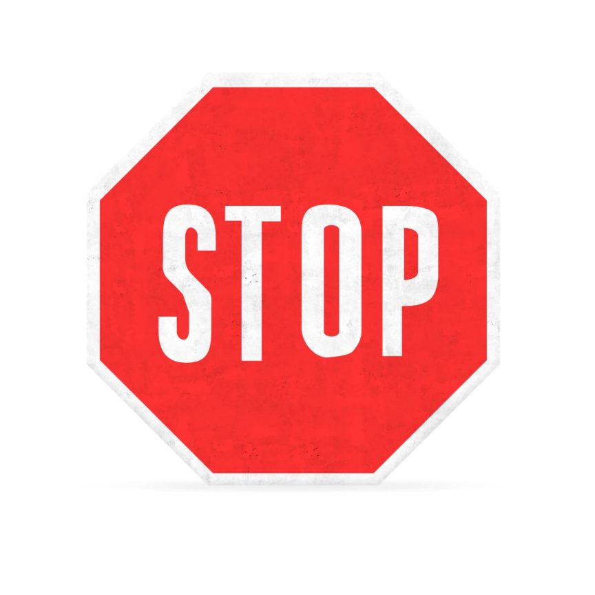 stop sign car accident